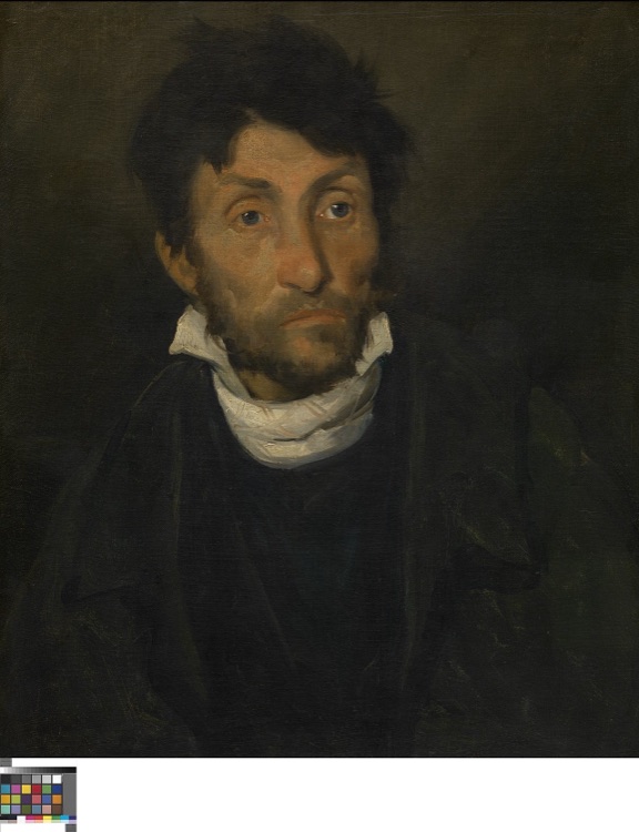 El cleptómano by Théodore Géricault (1822)