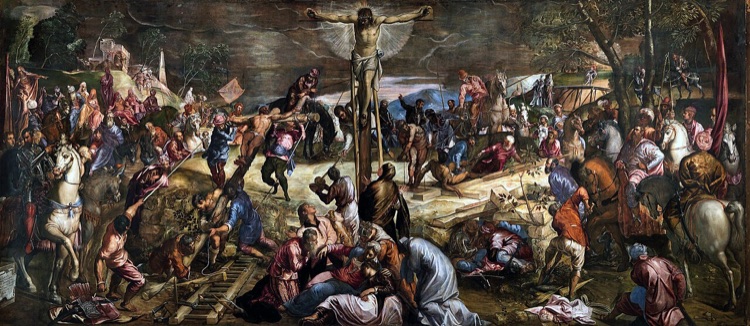 La Crucifixión by Tintoretto (1565)