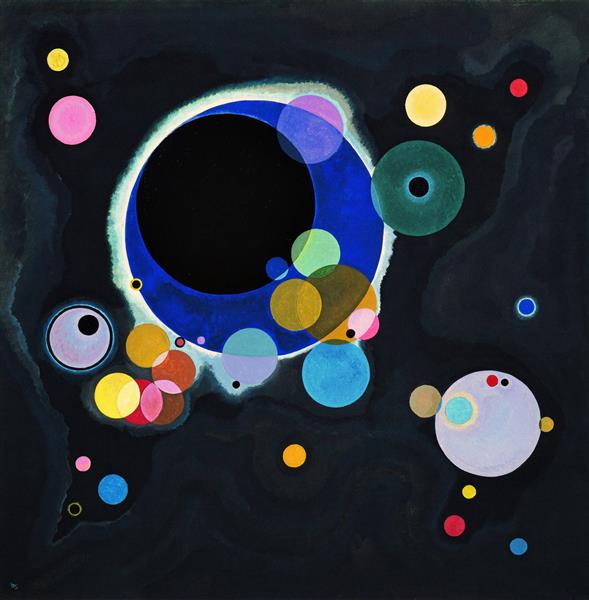 Varios círculos by Wassily Kandinsky (1926)