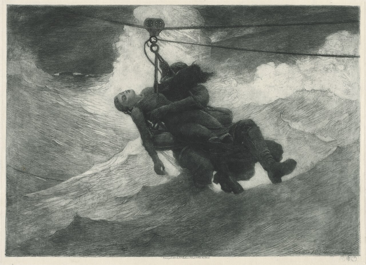 The Life Line by Winslow Homer (1884)
