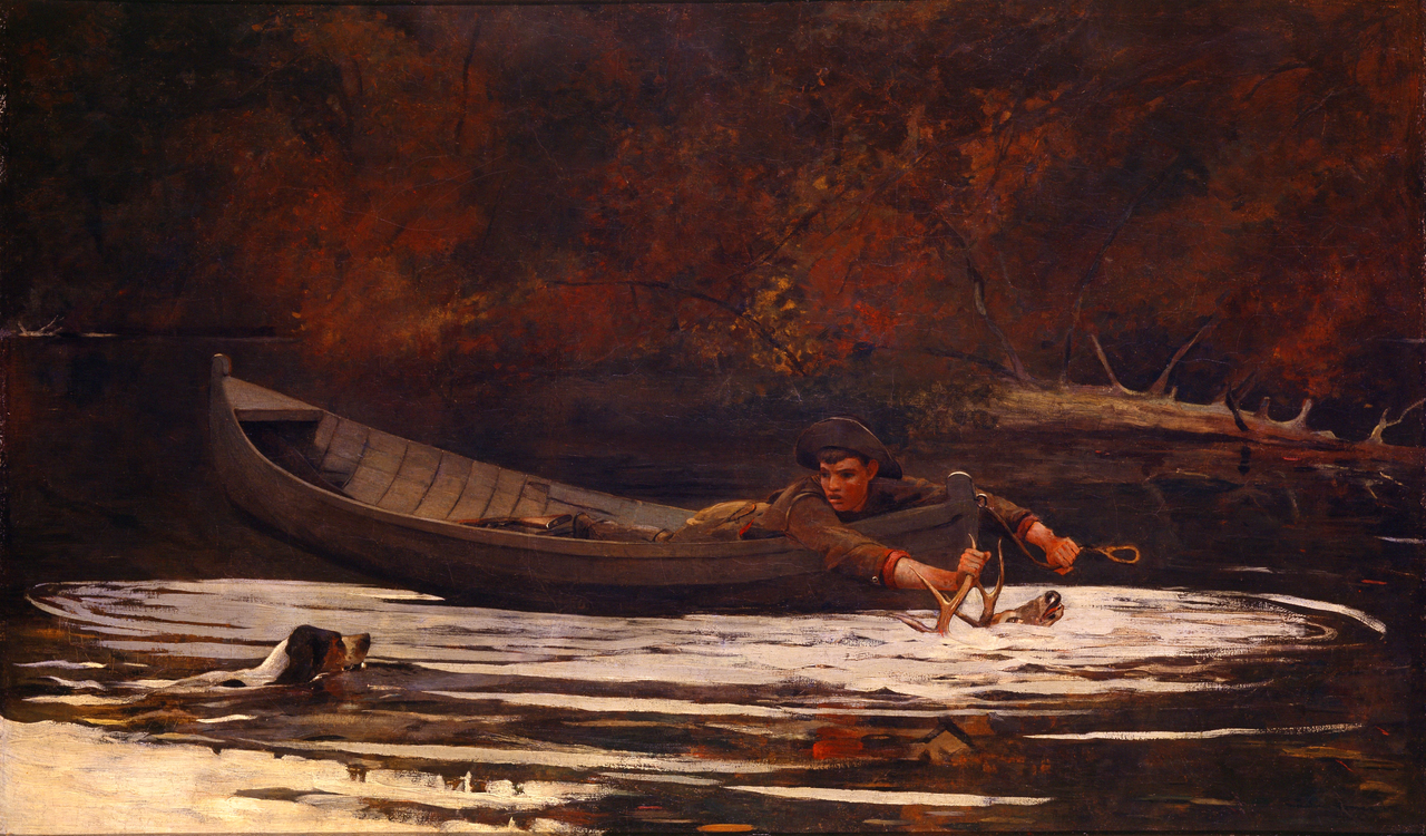 Hound and Hunter by Winslow Homer (1892)